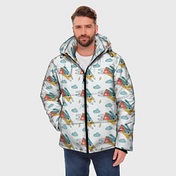 Куртка зимняя мужская Супер-заяц, цвет: 3D-светло-серый — фото 2