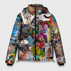 Куртка зимняя мужская Art Trash, цвет: 3D-красный