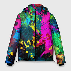 Куртка зимняя мужская Всплеск эмоций, цвет: 3D-черный