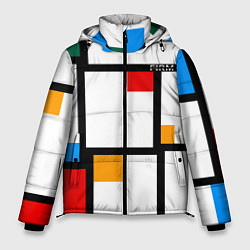 Куртка зимняя мужская Как свитер из 80х FIRM, цвет: 3D-черный
