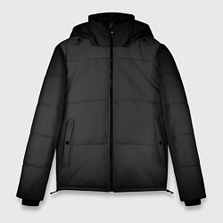 Куртка зимняя мужская Черная виньетка для черного, цвет: 3D-черный