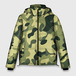 Куртка зимняя мужская Лесной камуфляж, цвет: 3D-светло-серый