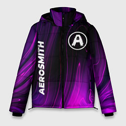 Куртка зимняя мужская Aerosmith violet plasma, цвет: 3D-черный