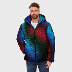 Куртка зимняя мужская Буря красок, цвет: 3D-красный — фото 2