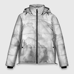 Куртка зимняя мужская Пористые облака, цвет: 3D-красный