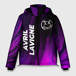 Куртка зимняя мужская Avril Lavigne violet plasma, цвет: 3D-черный