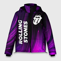 Куртка зимняя мужская Rolling Stones violet plasma, цвет: 3D-черный