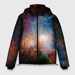 Куртка зимняя мужская Безграничный космос, цвет: 3D-черный