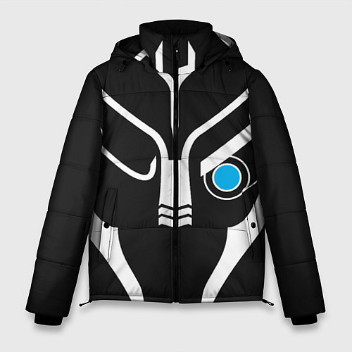 Мужская зимняя куртка Mass Effect Garrus Art / 3D-Красный – фото 1
