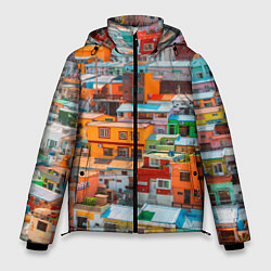 Куртка зимняя мужская Красочный Камчхон-дон в городе Пусан, цвет: 3D-светло-серый