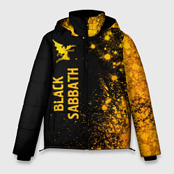 Куртка зимняя мужская Black Sabbath - gold gradient: по-вертикали, цвет: 3D-черный