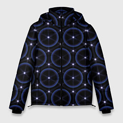 Куртка зимняя мужская Ясна3 - Круги, цвет: 3D-черный
