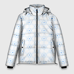 Мужская зимняя куртка Ясна3 - Небесная структура светлый