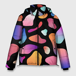 Куртка зимняя мужская Fashionable colorful pattern, цвет: 3D-черный