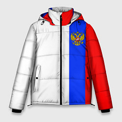 Куртка зимняя мужская Цвета России - герб, цвет: 3D-красный