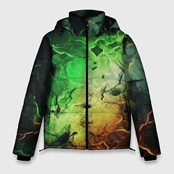 Мужская зимняя куртка Зеленый взрыв