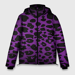 Мужская зимняя куртка Фиолетовый леопард