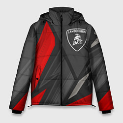 Куртка зимняя мужская Lamborghini sports racing, цвет: 3D-черный