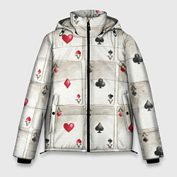 Куртка зимняя мужская Покер, цвет: 3D-красный