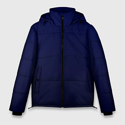 Мужская зимняя куртка Градиент глубокий синий