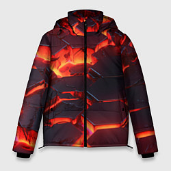 Мужская зимняя куртка Огненные наносоты
