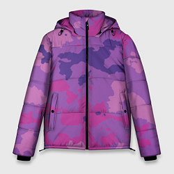 Мужская зимняя куртка Фиолетовый камуфляж