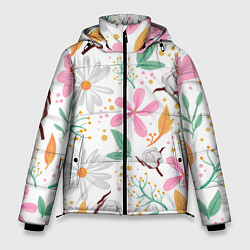 Мужская зимняя куртка Spring flowers