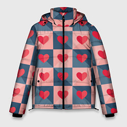 Мужская зимняя куртка Pettern hearts