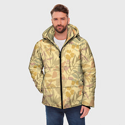 Куртка зимняя мужская Nature pattern, цвет: 3D-черный — фото 2