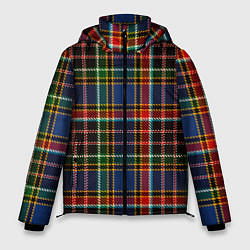 Мужская зимняя куртка Цветные квадраты Colored squares