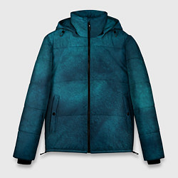 Мужская зимняя куртка Синие туманные камешки