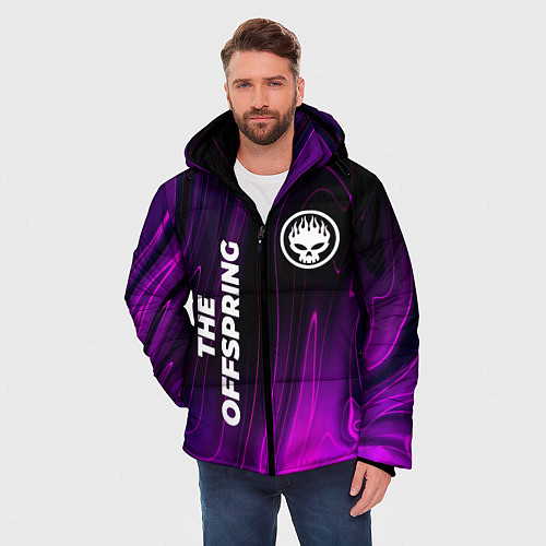Мужская зимняя куртка The Offspring violet plasma / 3D-Черный – фото 3