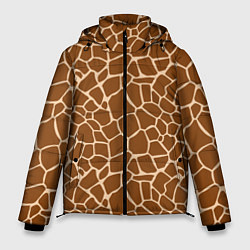 Мужская зимняя куртка Пятнистая шкура жирафа