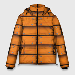 Куртка зимняя мужская Оранжевый забор, цвет: 3D-светло-серый