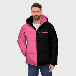 Куртка зимняя мужская Blackpink- двойной, цвет: 3D-черный — фото 2