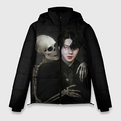 Куртка зимняя мужская Сехун со скелетом, цвет: 3D-светло-серый