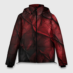 Куртка зимняя мужская Black red texture, цвет: 3D-светло-серый