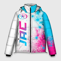 Куртка зимняя мужская JAC neon gradient style: по-вертикали, цвет: 3D-черный