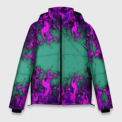 Мужская зимняя куртка Фиолетовое пламя
