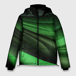 Мужская зимняя куртка Темная зеленая текстура