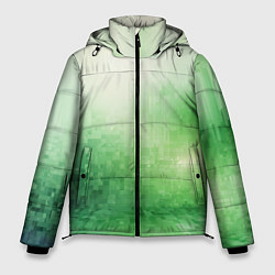 Мужская зимняя куртка Травяные пиксели