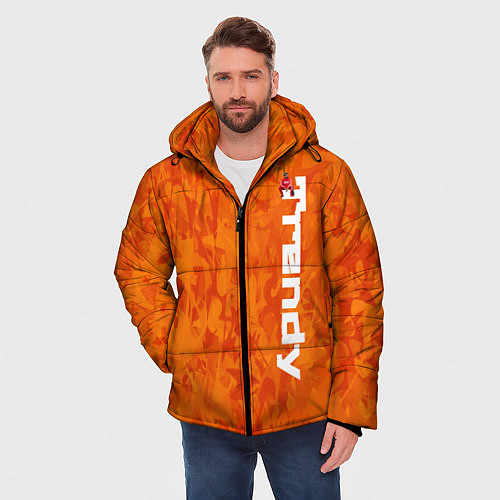 Мужская зимняя куртка Дизайн Trendy / 3D-Черный – фото 3