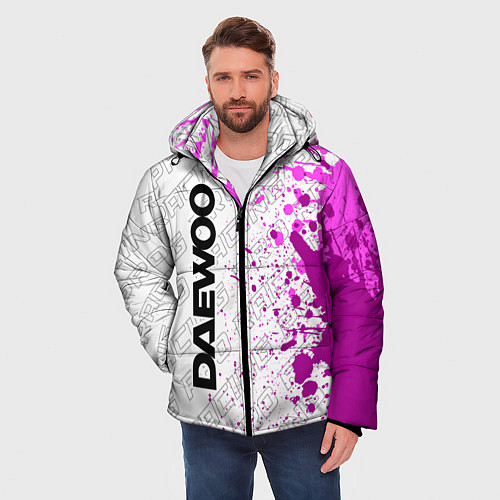 Мужская зимняя куртка Daewoo pro racing: по-вертикали / 3D-Черный – фото 3