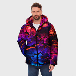 Куртка зимняя мужская Светящаяся Земля, цвет: 3D-светло-серый — фото 2