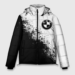 Мужская зимняя куртка BMW - black and white