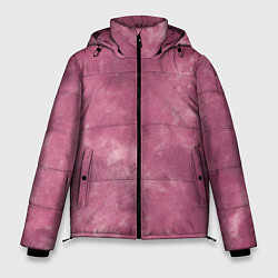 Куртка зимняя мужская Текстура родонита, цвет: 3D-красный