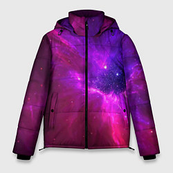 Мужская зимняя куртка Бескрайнее космическое пространство - галактика