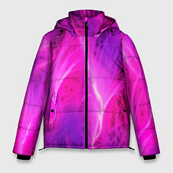 Мужская зимняя куртка Pink abstract texture