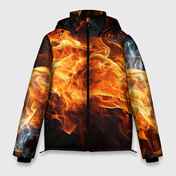 Куртка зимняя мужская Black fire style, цвет: 3D-черный