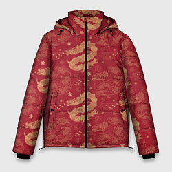 Мужская зимняя куртка The chinese dragon pattern